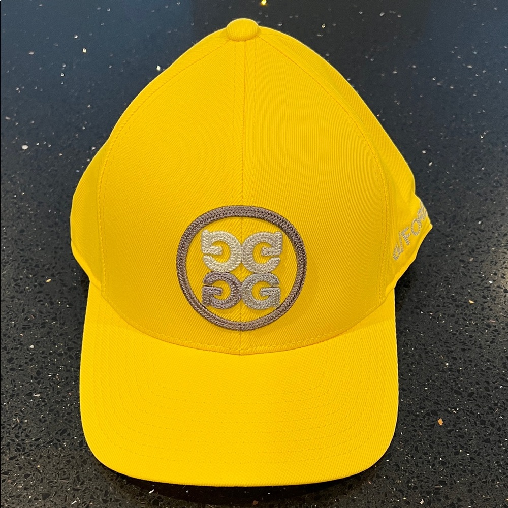 G/Fore Yellow Embroidered Logo Baseball Cap